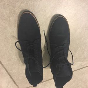 Franco Sarto Navy blue suede ankle boots brand new sorry no box 💙💙💙